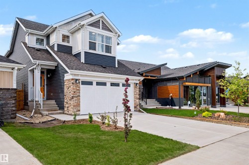 155 Stonehouse Way, Leduc, AB - Outdoor With Facade