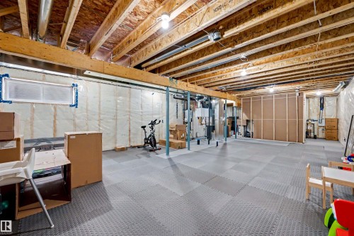 155 Stonehouse Way, Leduc, AB - Indoor Photo Showing Basement