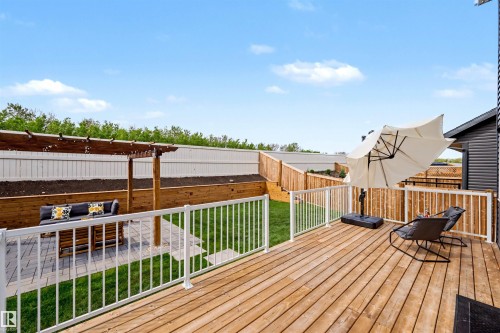 155 Stonehouse Way, Leduc, AB - Outdoor With Deck Patio Veranda With Exterior