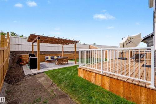 155 Stonehouse Way, Leduc, AB - Outdoor With Deck Patio Veranda
