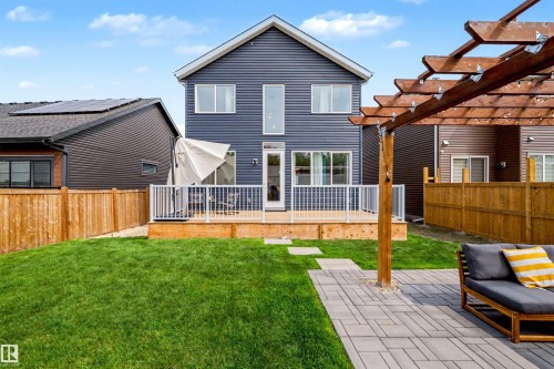 155 Stonehouse Way, Leduc, AB - Outdoor With Deck Patio Veranda