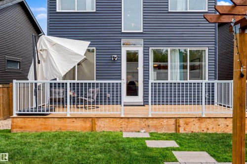 155 Stonehouse Way, Leduc, AB - Outdoor With Deck Patio Veranda