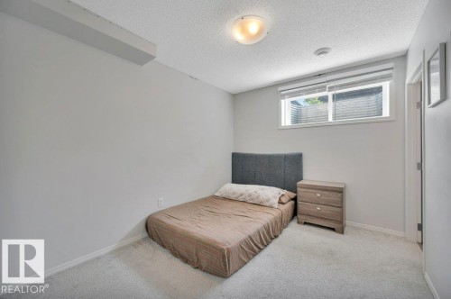Bedroom #4 (Basement) - 19303 27 Avenue Nw, Edmonton, AB - Indoor Photo Showing Bedroom