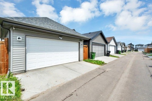Back lane and double detached garage - 19303 27 Avenue Nw, Edmonton, AB - Outdoor