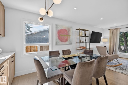 15302 78 Avenue Nw, Edmonton, AB - Indoor Photo Showing Dining Room