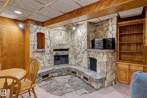 6115 152A Avenue Nw, Edmonton, AB - Indoor With Fireplace