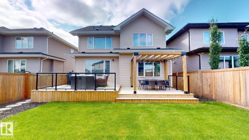 5813 Pelerin Crescent, Beaumont, AB - Outdoor With Deck Patio Veranda