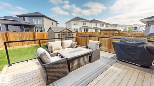 5813 Pelerin Crescent, Beaumont, AB - Outdoor With Deck Patio Veranda With Exterior