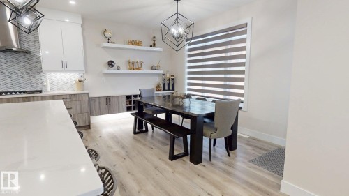 5813 Pelerin Crescent, Beaumont, AB - Indoor Photo Showing Dining Room