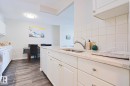 #1104 9835 113 St Nw, Edmonton, AB  - Indoor Photo Showing Kitchen With Double Sink 