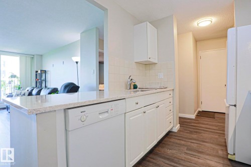 #1104 9835 113 St Nw, Edmonton, AB - Indoor Photo Showing Kitchen