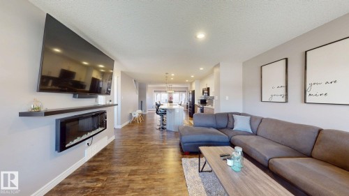 17359 49 Street Nw, Edmonton, AB - Indoor Photo Showing Living Room