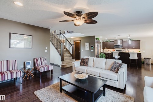 9729 159 Street Nw, Edmonton, AB - Indoor Photo Showing Living Room