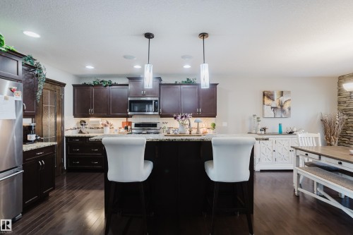 9729 159 Street Nw, Edmonton, AB - Indoor Photo Showing Kitchen With Upgraded Kitchen