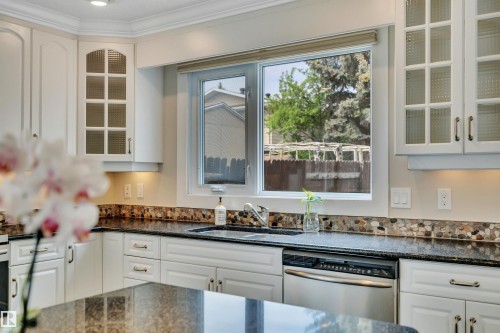 2412 112A Street, Edmonton, AB - Indoor Photo Showing Kitchen With Double Sink With Upgraded Kitchen