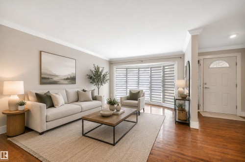 2412 112A Street, Edmonton, AB - Indoor Photo Showing Living Room