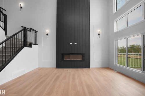 955 Elderberry Landing Nw, Edmonton, AB - Indoor With Fireplace