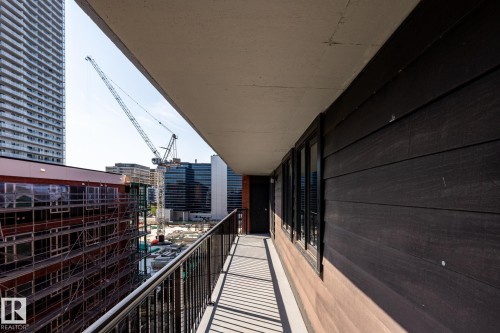 #703 10175 109 St Nw, Edmonton, AB - Outdoor With Balcony