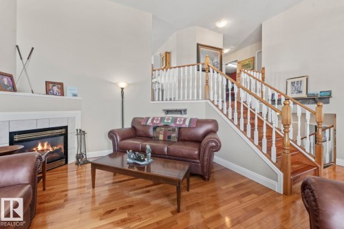 1303 5 Avenue, Cold Lake, AB - Indoor Photo Showing Living Room With Fireplace