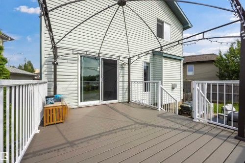 214 Hyndman Crescent Nw, Edmonton, AB - Outdoor With Deck Patio Veranda With Exterior