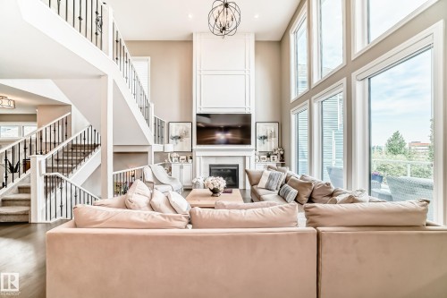 9034 24 Ave Sw, Edmonton, AB - Indoor With Fireplace