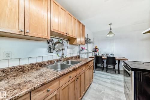 #5C 5715 133 Av Nw, Edmonton, AB - Indoor Photo Showing Kitchen With Double Sink