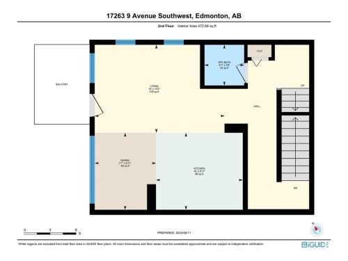 Main level floor plan - 17263 9 Avenue Sw, Edmonton, AB 