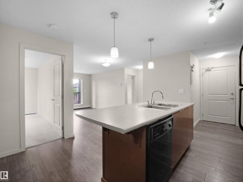 215 3357 16A Avenue, Edmonton, AB - Indoor Photo Showing Kitchen With Double Sink