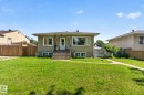 Single-story residence featuring a stucco exterior and multiple windows - 12229 88 Street Nw, Edmonton, AB  - Outdoor 