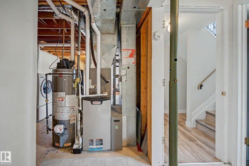 Edmonton, AB - Indoor Photo Showing Basement