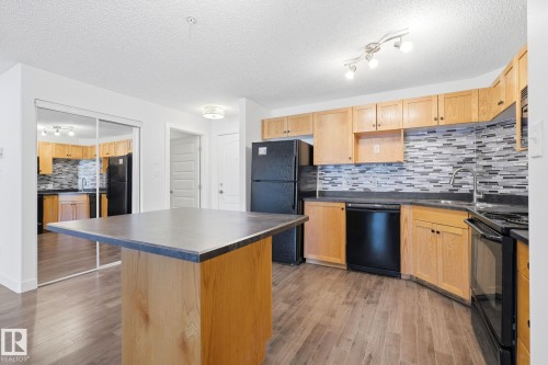 #1102 7339 South Terwillegar Dr Nw, Edmonton, AB - Indoor Photo Showing Kitchen With Double Sink