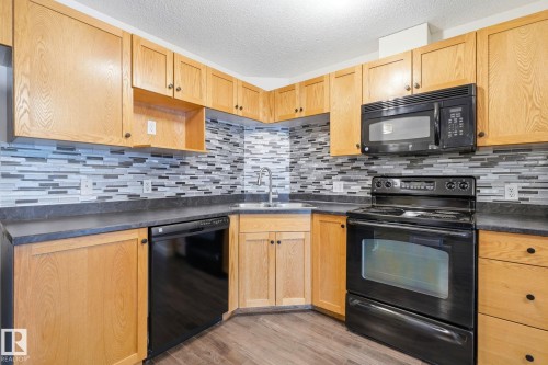 #1102 7339 South Terwillegar Dr Nw, Edmonton, AB - Indoor Photo Showing Kitchen With Double Sink