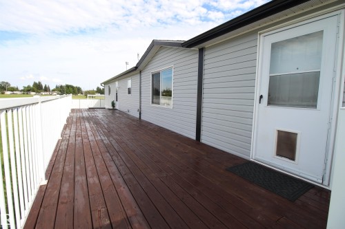 41- 5220 44 Avenue, Calmar, AB - Outdoor With Deck Patio Veranda With Exterior