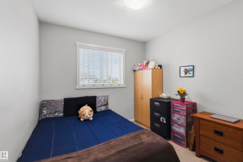 Bright room with a window featuring horizontal blinds - 1528 35 Avenue Nw, Edmonton, AB - Indoor Photo Showing Bedroom