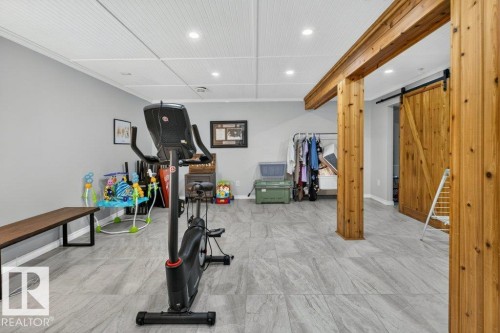 55 Lambert Crescent, St. Albert, AB - Indoor Photo Showing Gym Room