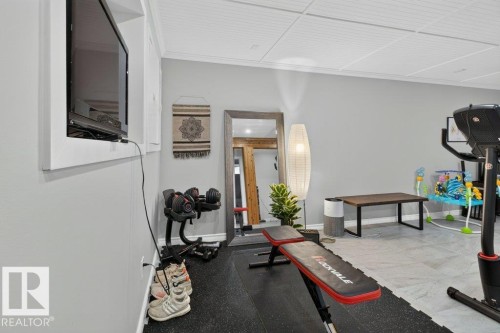 55 Lambert Crescent, St. Albert, AB - Indoor Photo Showing Gym Room