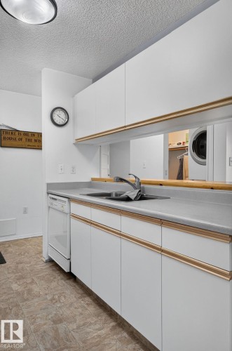 #414 10636 120 St Nw, Edmonton, AB - Indoor Photo Showing Kitchen With Double Sink