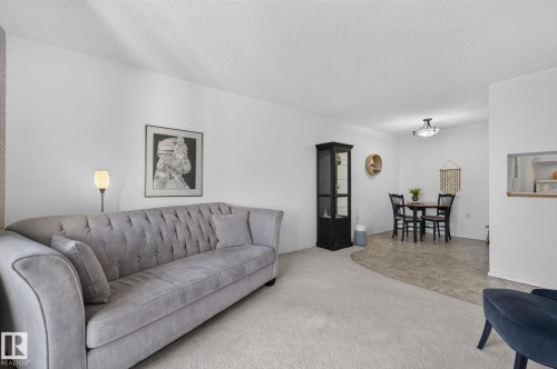 #414 10636 120 St Nw, Edmonton, AB - Indoor Photo Showing Living Room
