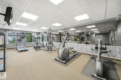#209 1589 Glastonbury Bv Nw, Edmonton, AB - Indoor Photo Showing Gym Room