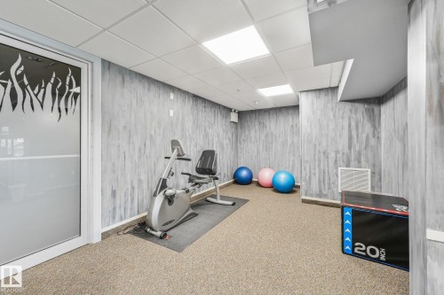 #209 1589 Glastonbury Bv Nw, Edmonton, AB - Indoor Photo Showing Gym Room