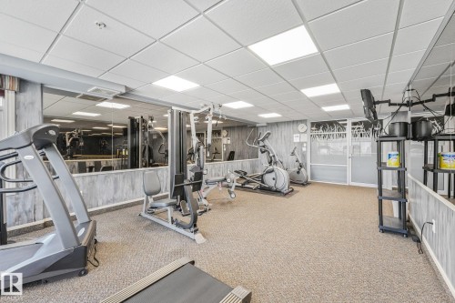 #209 1589 Glastonbury Bv Nw, Edmonton, AB - Indoor Photo Showing Gym Room