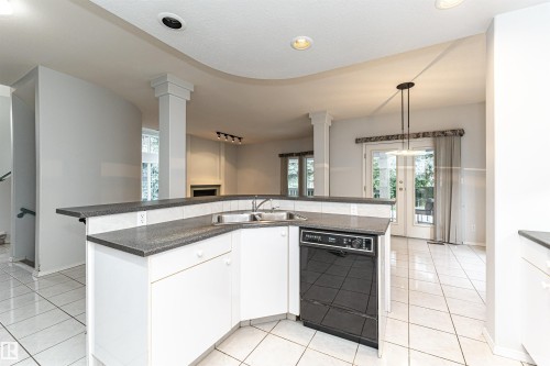 300 Ferris Way Nw, Edmonton, AB - Indoor Photo Showing Kitchen With Double Sink
