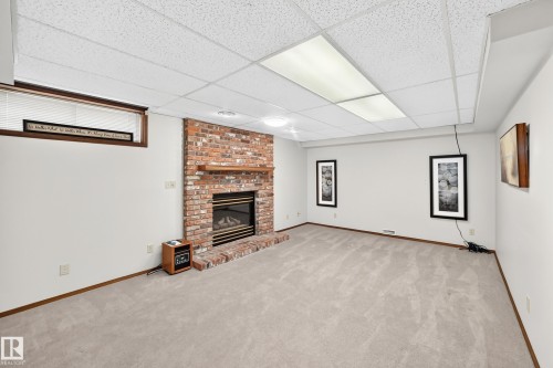 4129 43B Avenue, Leduc, AB - Indoor With Fireplace