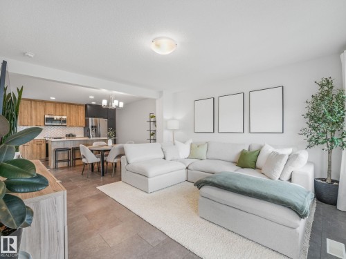 1061 Cy Becker Road Nw, Edmonton, AB - Indoor Photo Showing Living Room