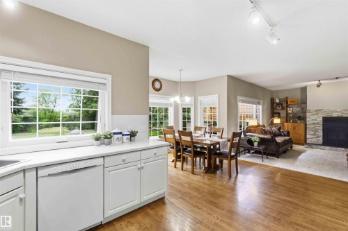 1080 Wedgewood Boulevard Nw, Edmonton, AB - Indoor With Fireplace