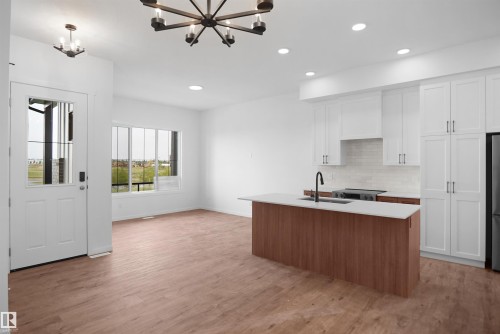7523 Observer Lane Nw, Edmonton, AB - Indoor Photo Showing Kitchen With Double Sink