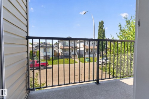 Outdoor balcony featuring a concrete floor and black metal railings - 191 Brookview Place, Stony Plain, AB - Outdoor With Exterior
