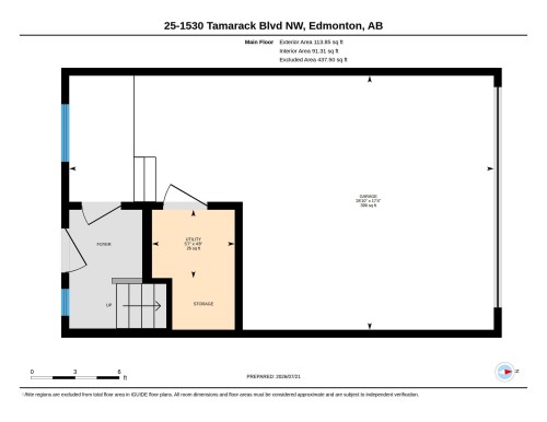 Floor plan - #25 1530 Tamarack Bv Nw, Edmonton, AB - Other