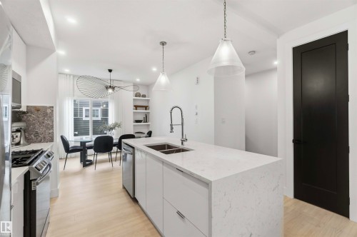 Welcome to #67 230 Edgemont Road NW - #67 230 Edgemont Rd Nw, Edmonton, AB - Indoor Photo Showing Kitchen With Double Sink With Upgraded Kitchen