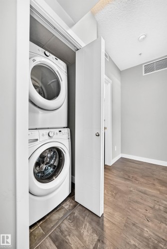 #201 10126 144 St Nw, Edmonton, AB - Indoor Photo Showing Laundry Room